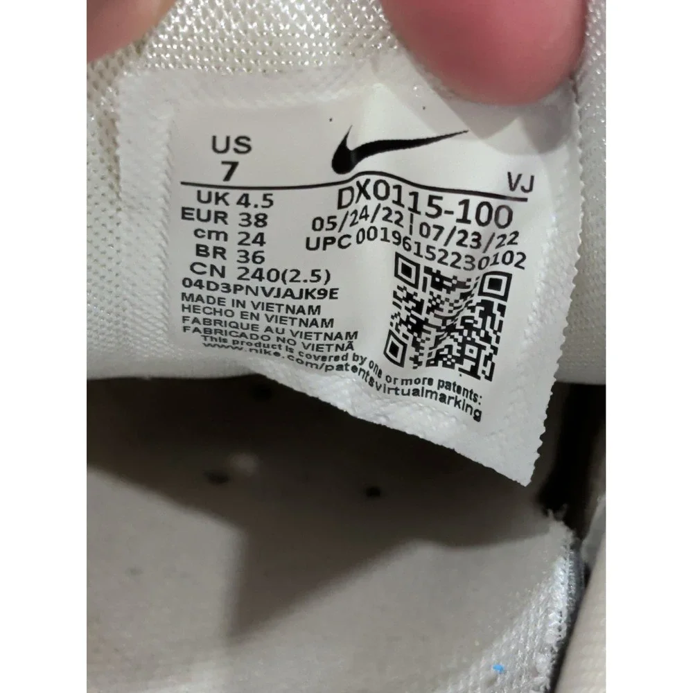 Nike Air Max 90 Summit White Platinum Blue DX0115-100 Women's Size 7